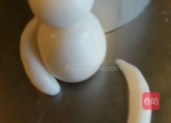 翻糖捏塑（大白）的做法图解5