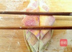 彩色大花卷的做法图解12