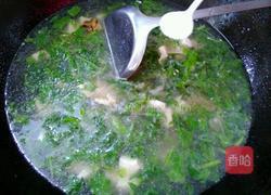 荠菜豆腐汤的做法图解10