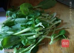 宝宝水饺 -肝粉油菜猪肉胡萝卜的做法图解1