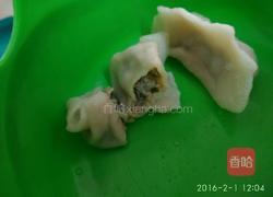 宝宝水饺 -肝粉油菜猪肉胡萝卜的做法图解14