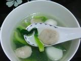 菜心丸子汤