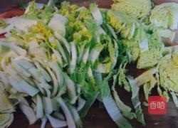 白菜炖豆腐的做法图解1