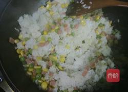 五彩炒饭的做法图解8