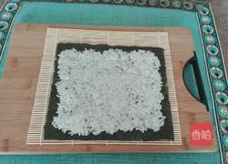 肉松香蕉黄瓜寿司的做法图解8