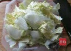 醋溜白菜的做法图解2