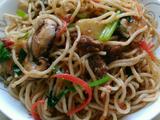 青椒肉丝炒面