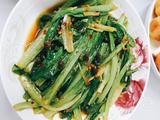 豆豉炒油麦菜