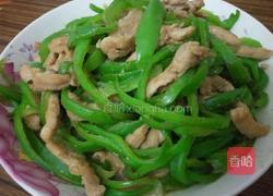青椒炒肉的做法图解6