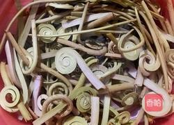 爆炒鲜蕨的做法图解2