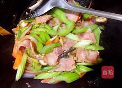 培根芹菜炒杂蔬的做法图解9