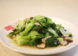 香菇炒油菜
