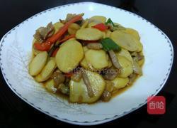 茨菇炒咸肉的做法图解9