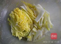 牛肉丸炖娃娃菜的做法图解2