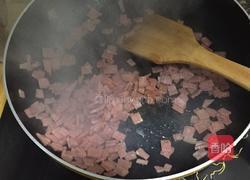 培根菠菜炒饭的做法图解2