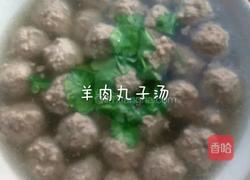 羊肉丸子汤的做法图解3