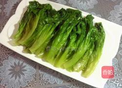 浇汁蚝油生菜的做法图解6