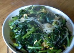 菠菜鸡蛋粉丝😃