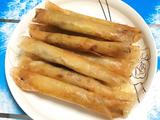 葱香肉丝春卷