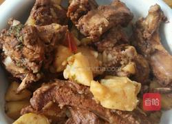 土豆烧排骨的做法图解6