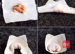 生煎花形小馄饨的做法图解2