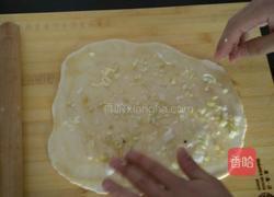葱花火腿酥油手抓饼的做法图解4
