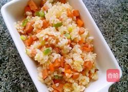 香肠炒饭的做法图解4