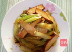 芹菜炒香干的做法图解4