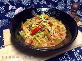 豆芽菜炒粉