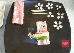 彩椒金针菇培根卷的做法图解4