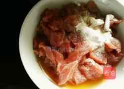 倒笃菜肉片炒平菇的做法图解3