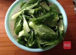 清炒上海青的做法图解1