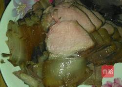 蒜苗炒腊肉的做法图解4