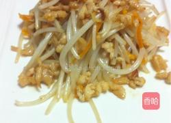 陈皮鸡丝炒掐菜的做法图解8