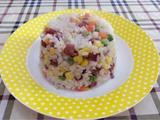 腊肠虾仁什锦炒饭