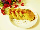 田园虾米鸡肉饼
