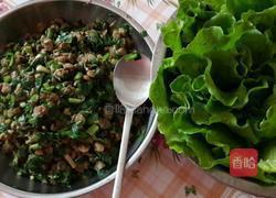 蚬肉生菜包简易版的做法图解6