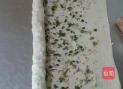 葱花芝麻千层饼的做法图解5