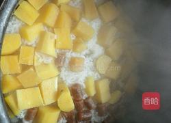 红薯香肠焖饭的做法图解6