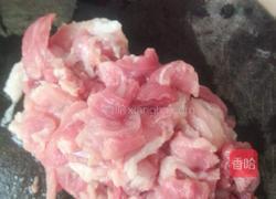 肉炒花菜的做法图解1