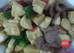 豆腐炒肉的做法图解7