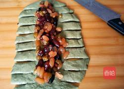 绿茶蜜豆面包的做法图解3