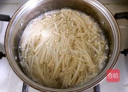 凉拌金针菇的做法图解4
