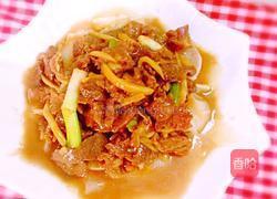 姜丝萝卜炒牛肉的做法图解8