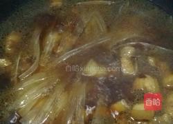 红烧肉炖粉条白菜的做法图解9
