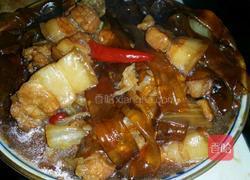 红烧肉炖粉条白菜的做法图解12
