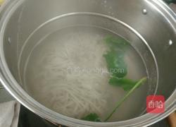 香干青椒肉丝拌面的做法图解4