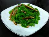 青椒香干炒肉丝