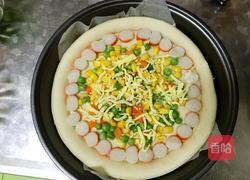 彩椒火腿时蔬披萨的做法图解3