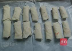 油炸酥皮春卷的做法图解3